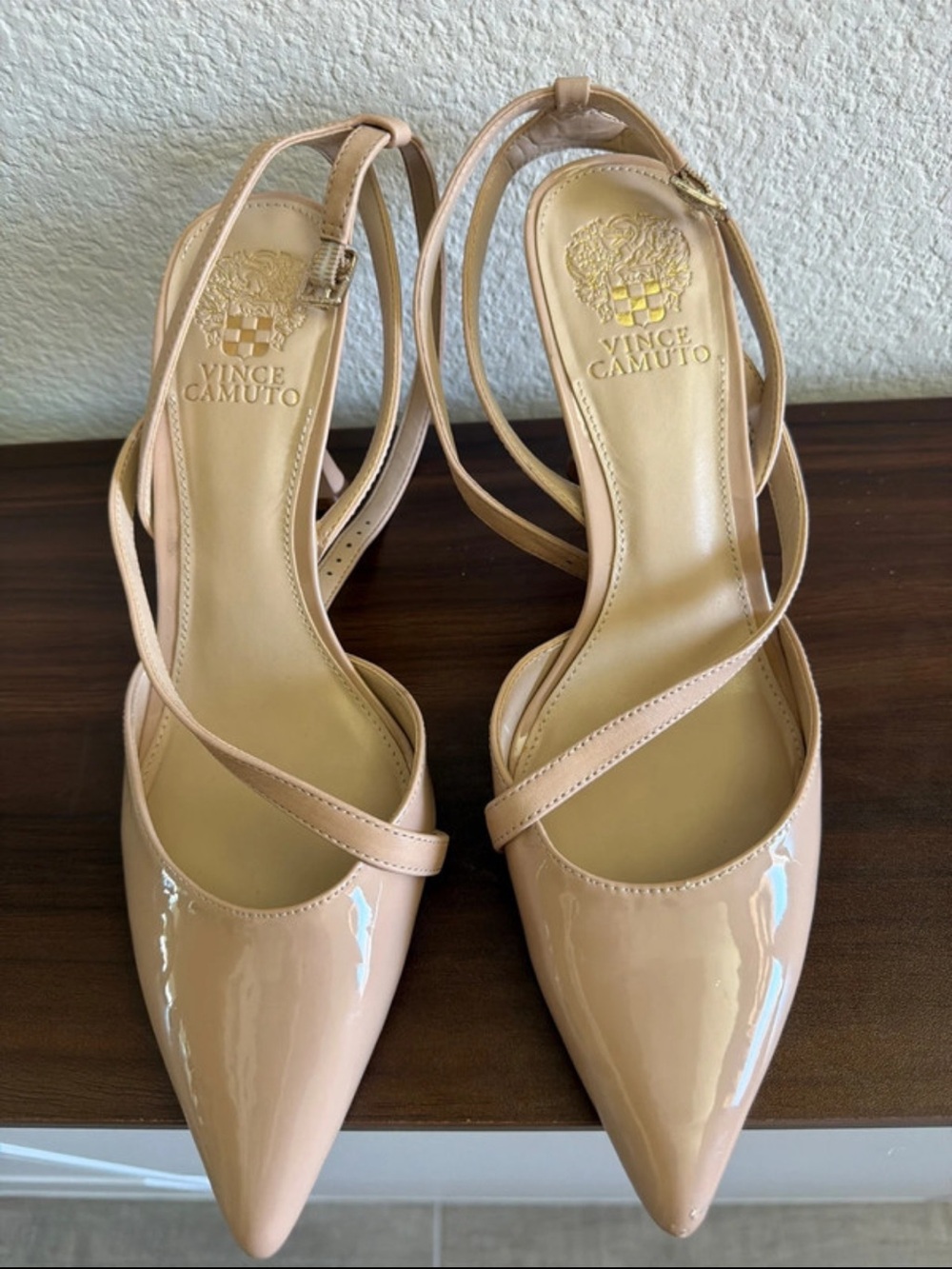Vince Camuto Blush  9.5 Pointed Slingback Heels